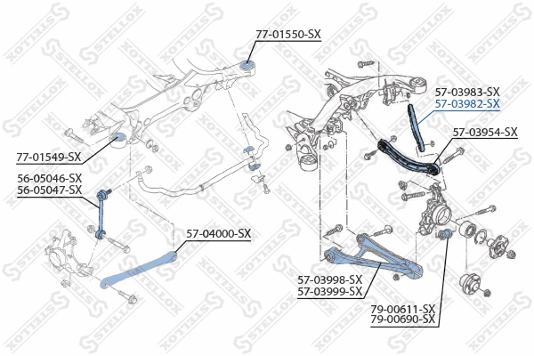 Control/Trailing Arm, wheel suspension