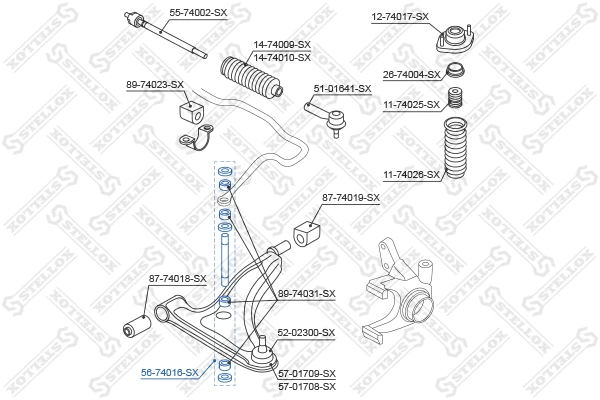 Link/Coupling Rod, stabiliser bar