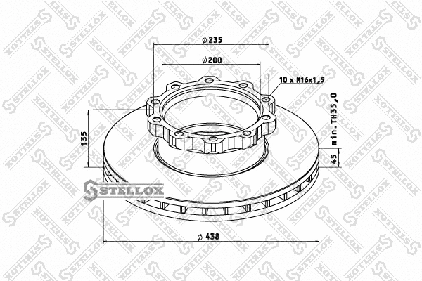 Brake Disc (85-00715-SX)