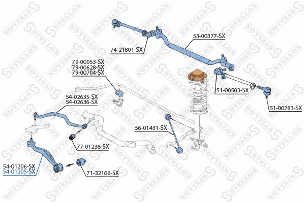Control/Trailing Arm, wheel suspension