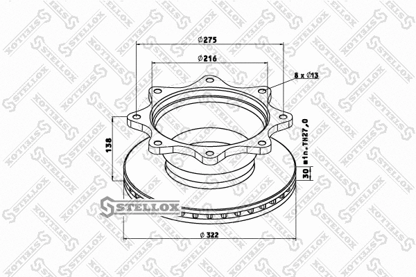 Brake Disc (85-00733-SX)