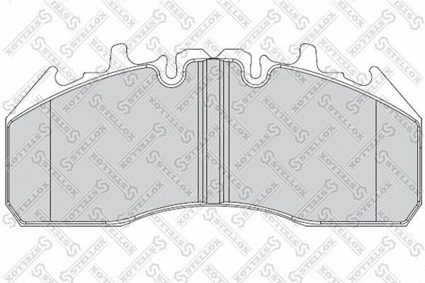 Brake Pad Set, disc brake (85-01432-SX)