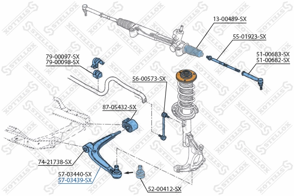 Control/Trailing Arm, wheel suspension