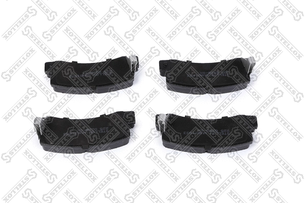Brake Pad Set, disc brake (225 022B-SX)