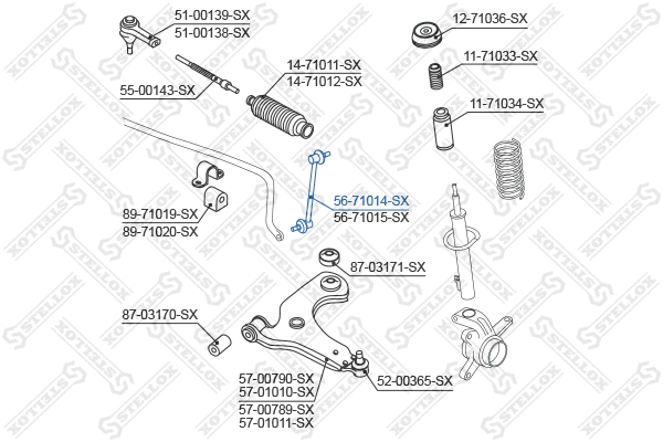 Link/Coupling Rod, stabiliser bar