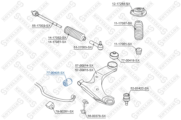 Mounting, control/trailing arm