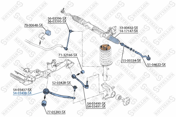 Control/Trailing Arm, wheel suspension