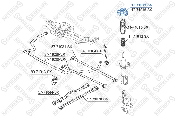 Suspension Strut Support Mount