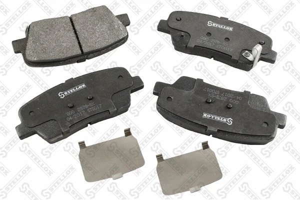 Brake Pad Set, disc brake (000 287B-SX)