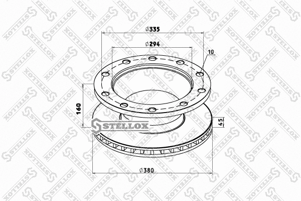 Brake Disc (85-00807-SX)