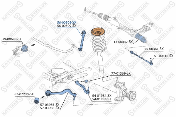Link/Coupling Rod, stabiliser bar