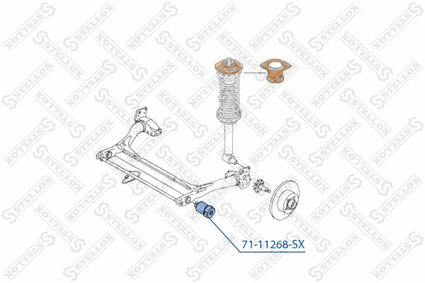 Mounting, control/trailing arm