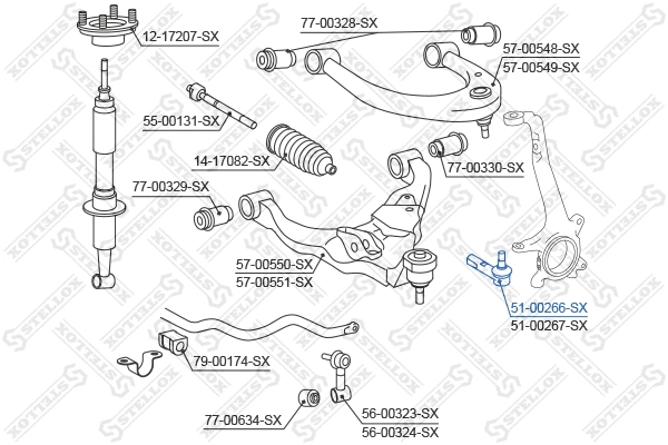 Tie Rod End (51-00266-SX)