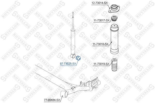 Mounting, control/trailing arm