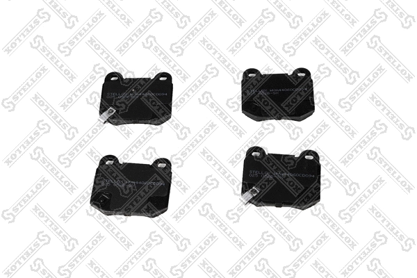 Brake Pad Set, disc brake (025 052B-SX)