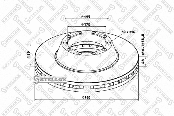 Brake Disc (85-00759-SX)