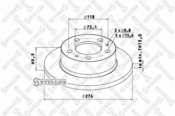Brake Disc (85-00718-SX)