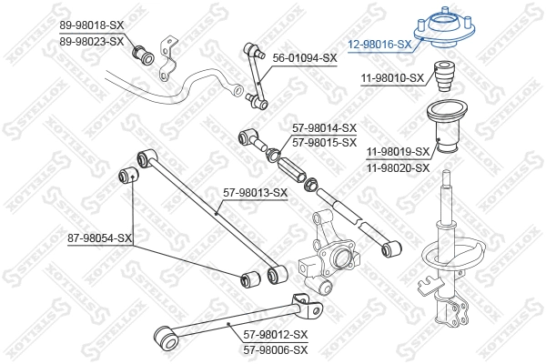 Suspension Strut Support Mount