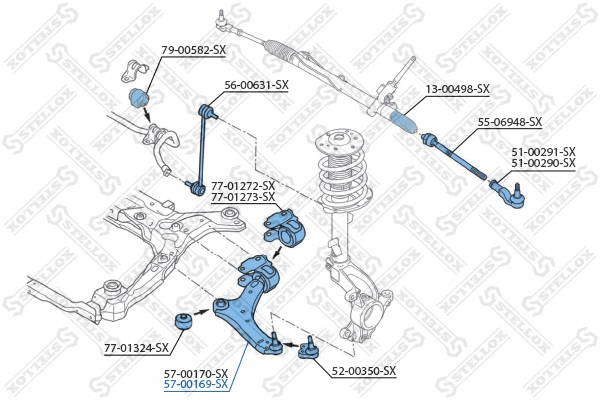 Control/Trailing Arm, wheel suspension