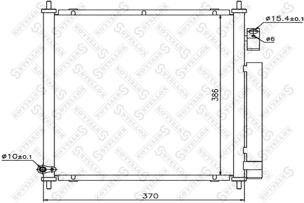 Condenser, air conditioning (10-45431-SX)