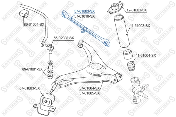 Rod/Strut, wheel suspension