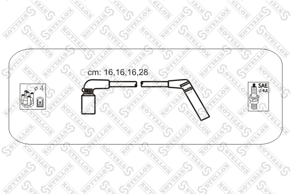 Ignition Cable Kit (10-38569-SX)