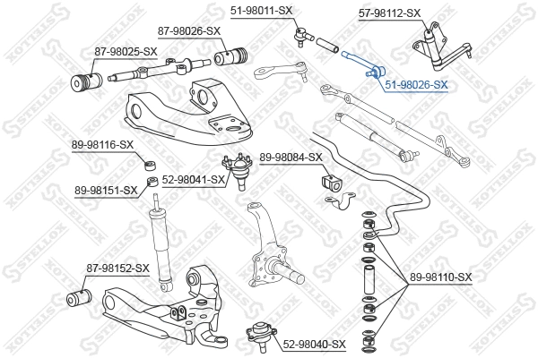 Tie Rod End (51-98026-SX)
