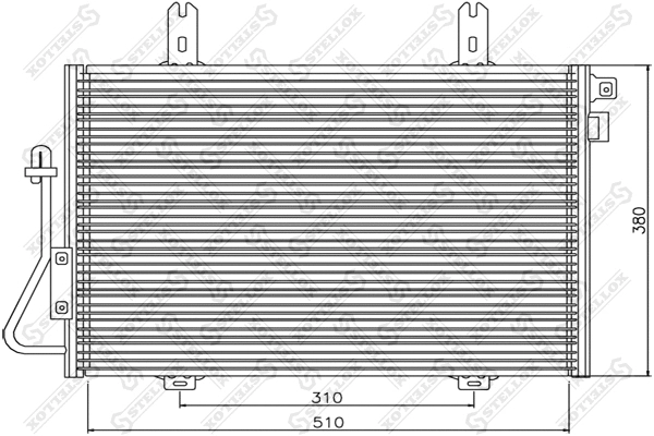 Condenser, air conditioning (10-45041-SX)