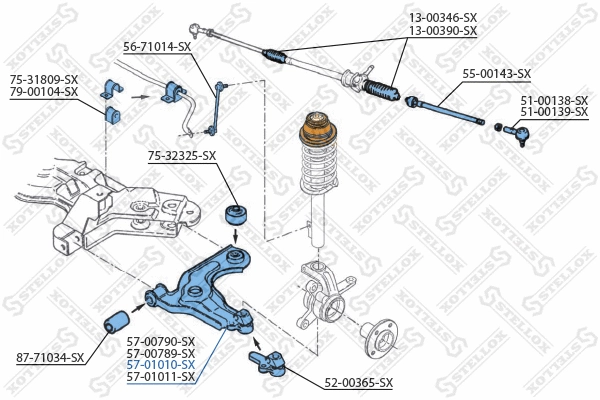 Control/Trailing Arm, wheel suspension