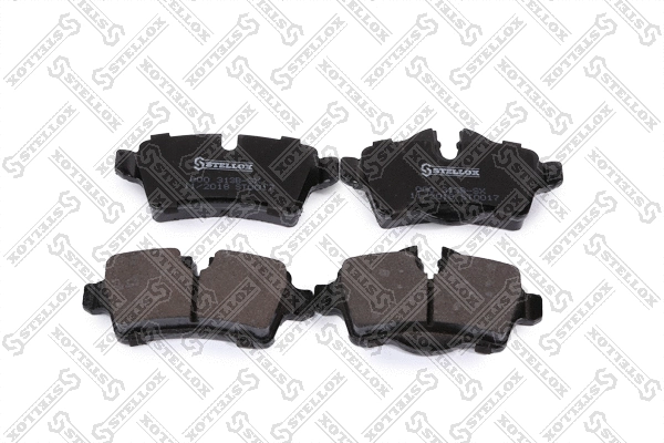Brake Pad Set, disc brake (000 313B-SX)