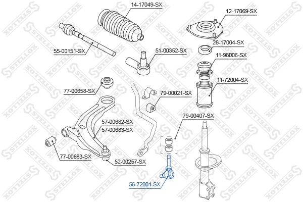 Link/Coupling Rod, stabiliser bar