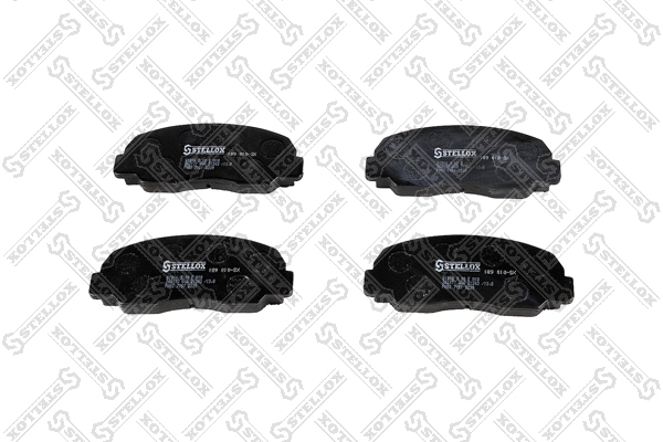 Brake Pad Set, disc brake (189 010-SX)