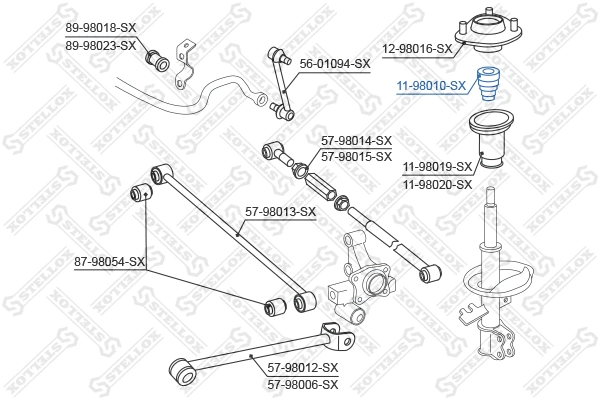 Rubber Buffer, suspension