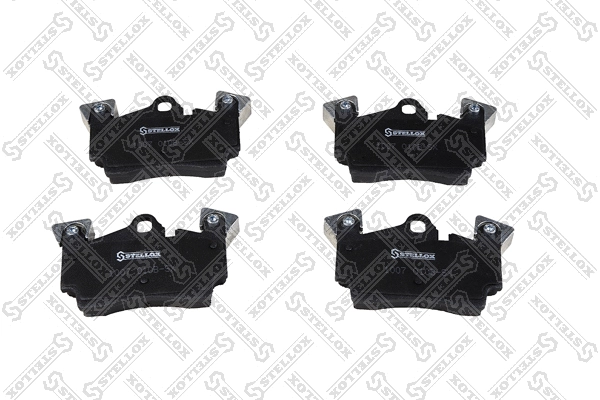 Brake Pad Set, disc brake (1007 010B-SX)