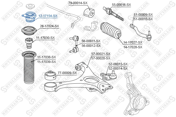 Suspension Strut Support Mount