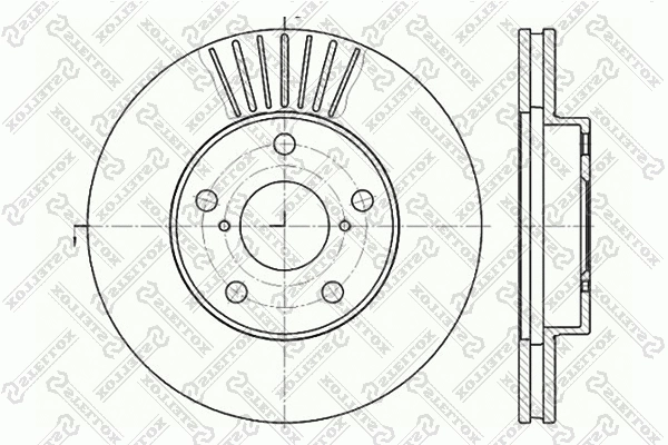Brake Disc (6020-4578V-SX)