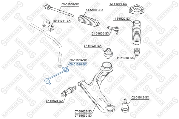 Link/Coupling Rod, stabiliser bar