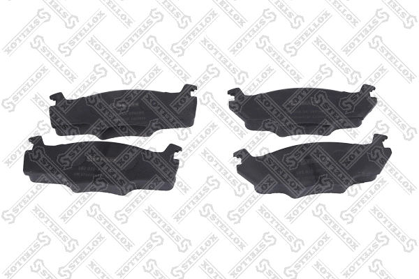 Brake Pad Set, disc brake (132 010B-SX)