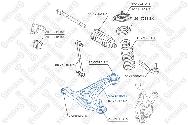 Control/Trailing Arm, wheel suspension