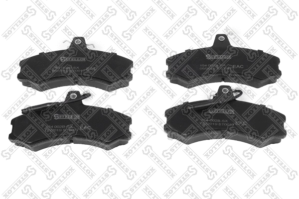 Brake Pad Set, disc brake (154 002B-SX)