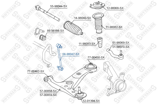 Link/Coupling Rod, stabiliser bar
