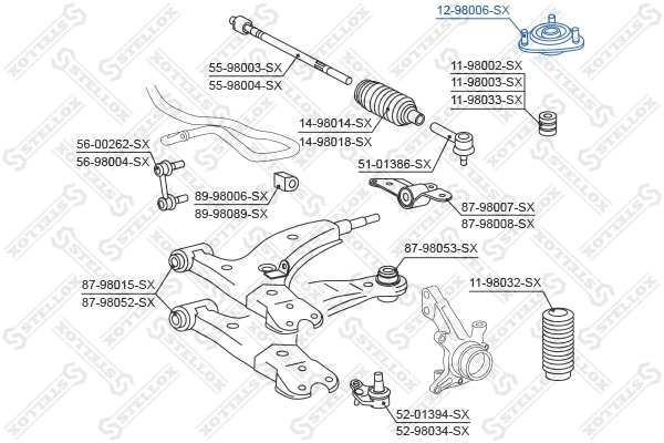 Suspension Strut Support Mount