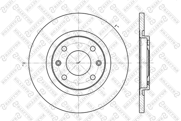 Brake Disc (6020-1925-SX)