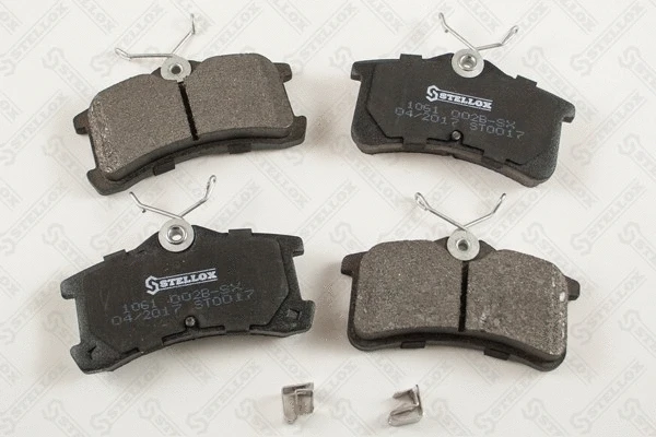 Brake Pad Set, disc brake (1061 002B-SX)