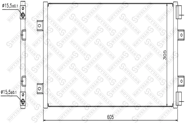 Condenser, air conditioning (10-45089-SX)