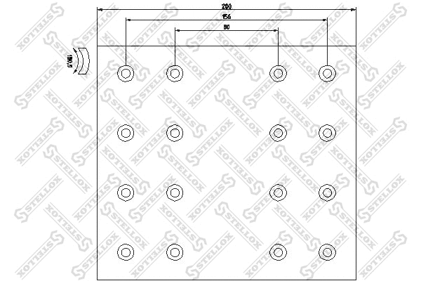 Brake Lining Kit, drum brake (85-00953-SX)