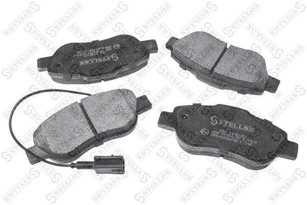 Brake Pad Set, disc brake (000 243B-SX)