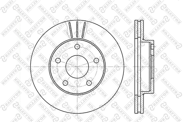 Brake Disc (6020-2524V-SX)