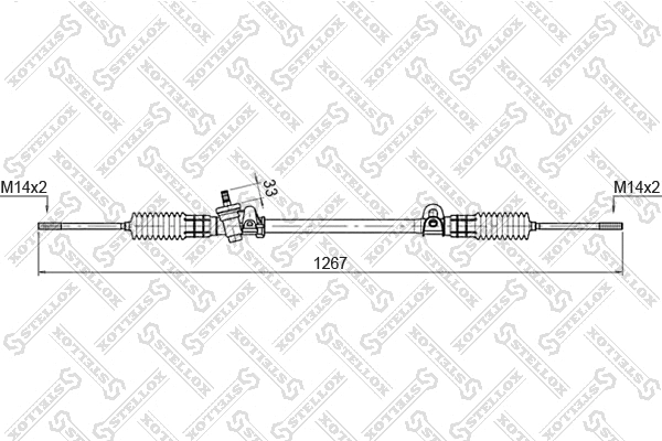 Steering Gear (00-35013-SX)