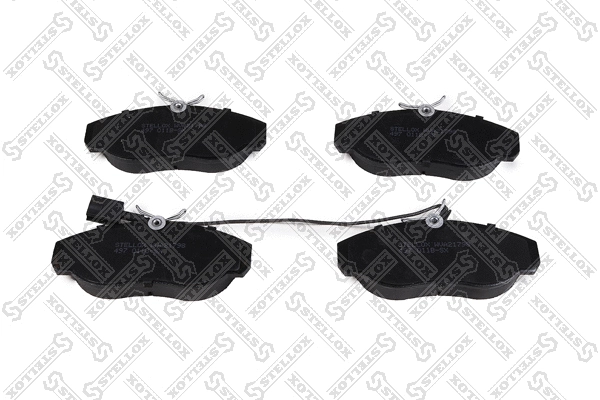Brake Pad Set, disc brake (497 011B-SX)